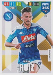 Adrenalyn XL FIFA 365 2020 - 277 Fabian Ruiz  - SSC Napoli - Team Mate