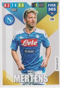 Adrenalyn XL FIFA 365 2020 - 279 Dries Mertens  - SSC Napoli - Team Mate