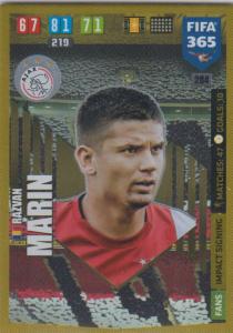 Adrenalyn XL FIFA 365 2020 - 284 Razvan Marin  - AFC Ajax - Impact Signing