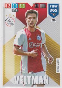 Adrenalyn XL FIFA 365 2020 - 289 Joël Veltman  - AFC Ajax - Team Mate