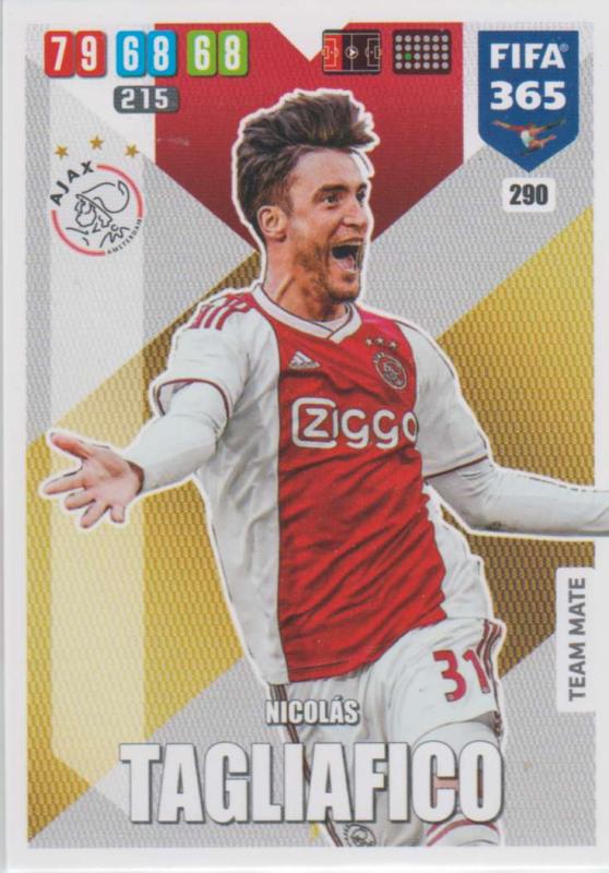 Adrenalyn XL FIFA 365 2020 - 290 Nicolas Tagliafico  - AFC Ajax - Team Mate