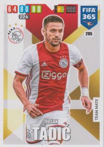 Adrenalyn XL FIFA 365 2020 - 295 Dusan Tadić  - AFC Ajax - Team Mate