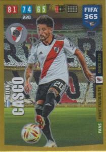 Adrenalyn XL FIFA 365 2020 - 299 Milton Casco  - CA River Plate - Fans' Favourite