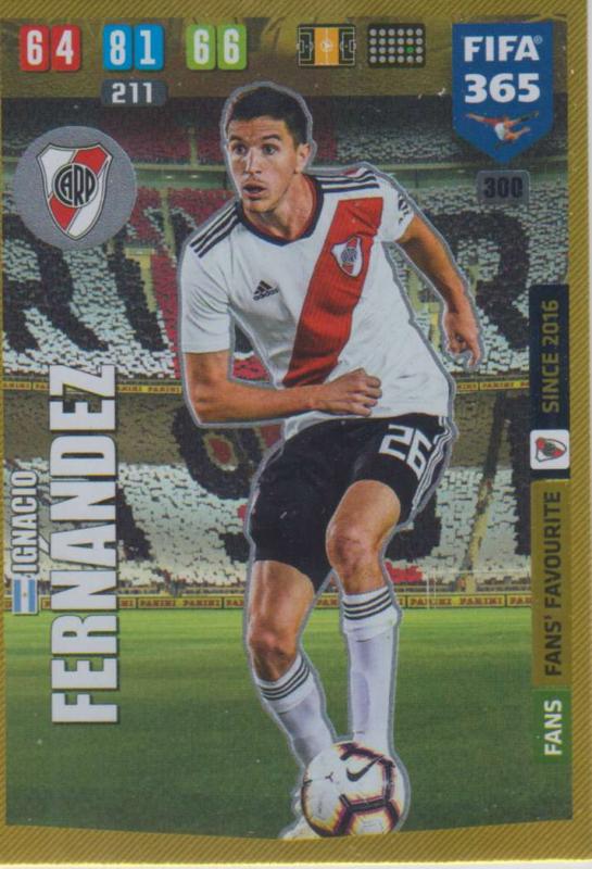Adrenalyn XL FIFA 365 2020 - 300 Ignacio Fernandez  - CA River Plate - Fans' Favourite