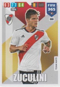 Adrenalyn XL FIFA 365 2020 - 308 Bruno Zuculini  - CA River Plate - Team Mate