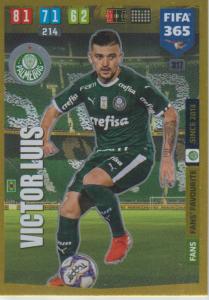 Adrenalyn XL FIFA 365 2020 - 317 Victor Luis  - Palmeiras - Fans' Favourite