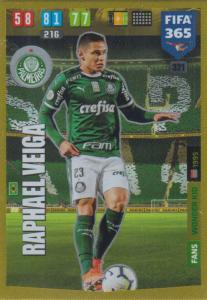 Adrenalyn XL FIFA 365 2020 - 321 Raphael Veiga  - Palmeiras - Wonder Kid