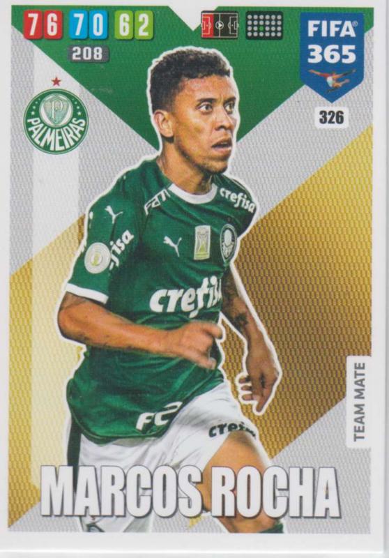 Adrenalyn XL FIFA 365 2020 - 326 Marcos Rocha  - Palmeiras - Team Mate