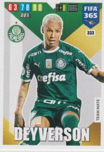 Adrenalyn XL FIFA 365 2020 - 333 Deyverson  - Palmeiras - Team Mate