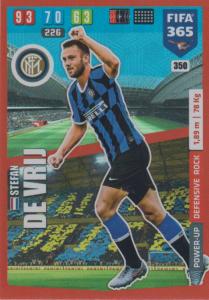Adrenalyn XL FIFA 365 2020 - 350 Srefan de Vrij  - FC Internazionale Milano - Defensive Rock