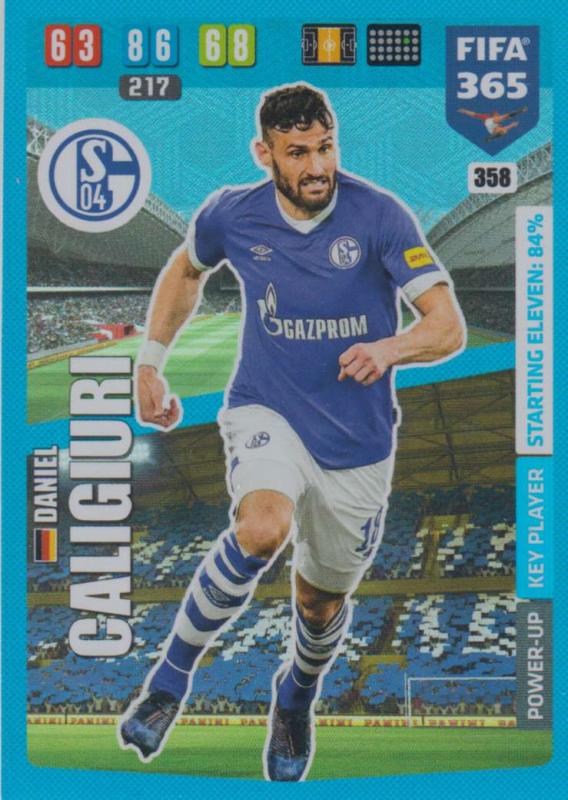 Adrenalyn XL FIFA 365 2020 - 358 Daniel Caligiuri  - FC Schalke 04 - Key Player