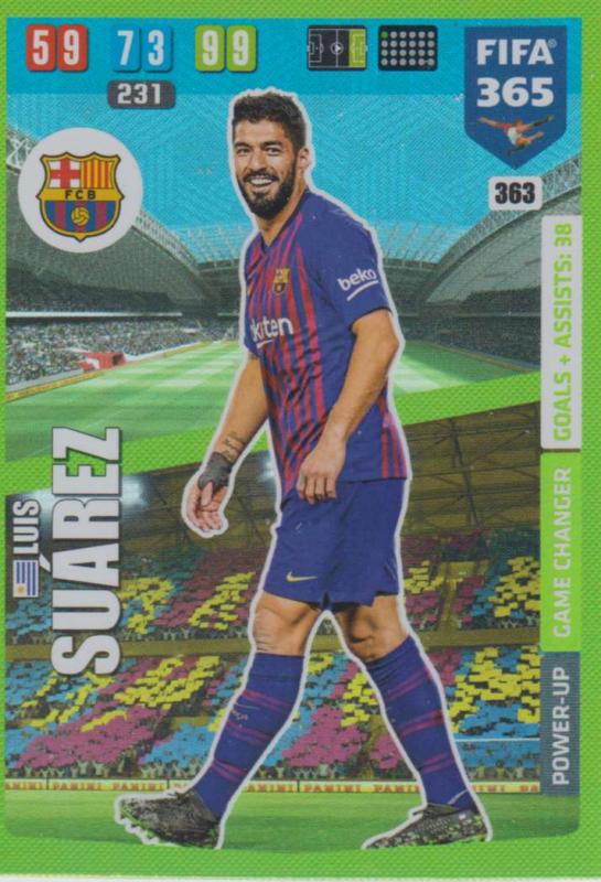 Adrenalyn XL FIFA 365 2020 - 363 Luis Suárez  - FC Barcelona - Game Changer