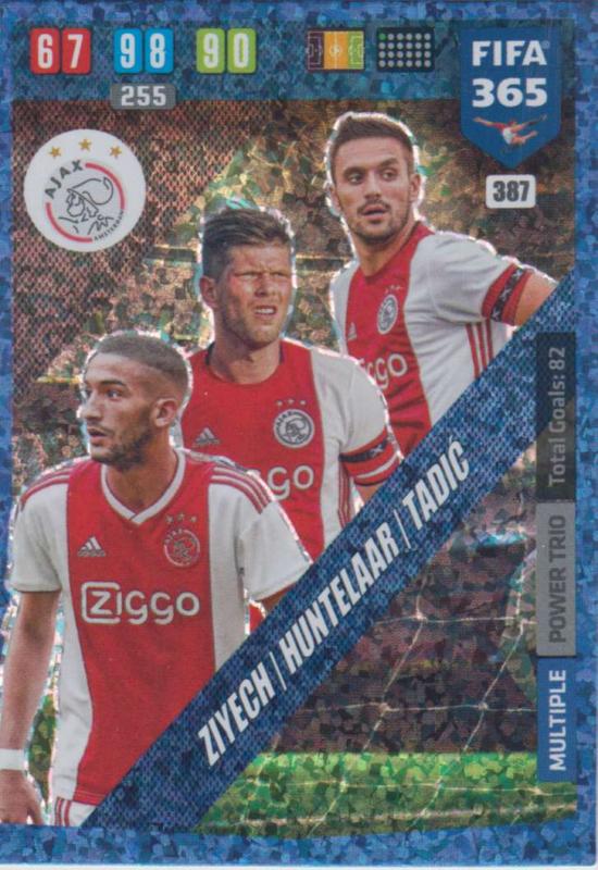 Adrenalyn XL FIFA 365 2020 - 387 Ziyech / Huntelaar / Tadić  - AFC Ajax - Power Trio