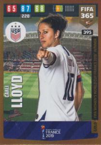 Adrenalyn XL FIFA 365 2020 - 395 Carli Lloyd  - United States - FIFA Women's World Cup Winner