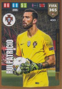 Adrenalyn XL FIFA 365 2020 - 400 Rui Patricio  - Portugal - UEFA Nations League Winner