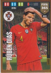 Adrenalyn XL FIFA 365 2020 - 401 Rúben Dias  - Portugal - UEFA Nations League Winner