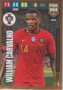 Adrenalyn XL FIFA 365 2020 - 406 William Carvalho  - Portugal - UEFA Nations League Winner