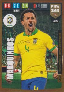 Adrenalyn XL FIFA 365 2020 - 413 Marquinhos  - Brazil - Copa America Brasil 2019 Winner