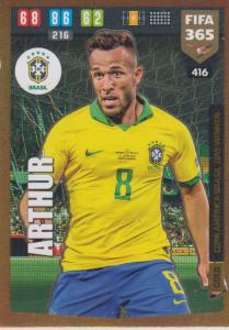 Adrenalyn XL FIFA 365 2020 - 416 Arthur  - Brazil - Copa America Brasil 2019 Winner