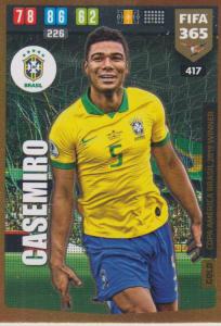 Adrenalyn XL FIFA 365 2020 - 417 Casemiro  - Brazil - Copa America Brasil 2019 Winner