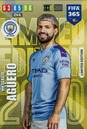 Adrenalyn XL FIFA 365 2020 - Sergio Agüero (Manchester City)  - Limited Edition