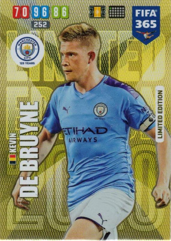 Adrenalyn XL FIFA 365 2020 - Kevin De Bruyne (Manchester City)  - Limited Edition