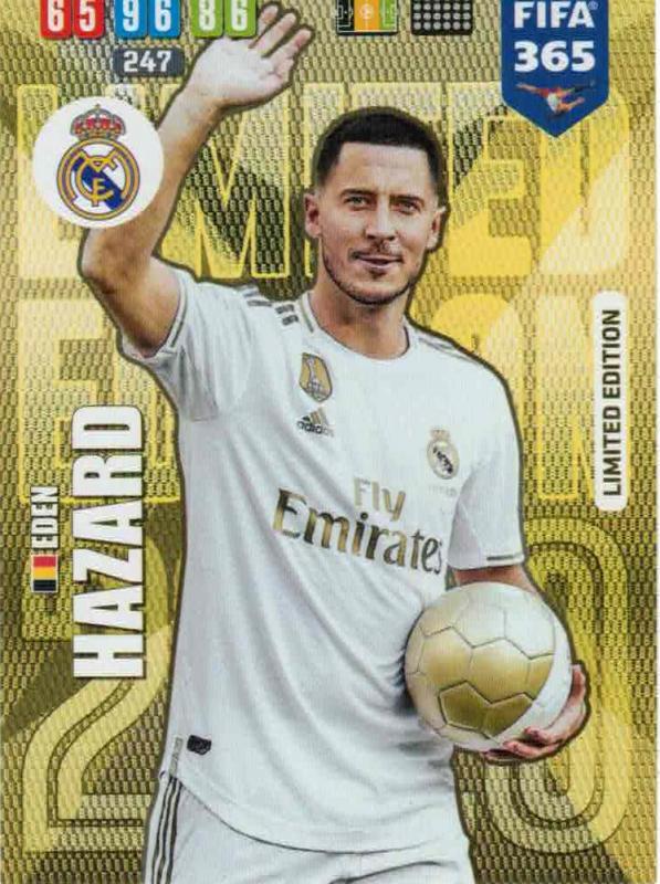 Adrenalyn XL FIFA 365 2020 - Eden Hazard (Real Madrid CF)  - Limited Edition