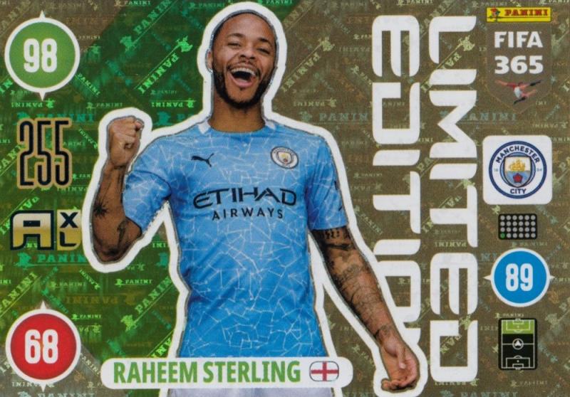 Adrenalyn XL FIFA 365 2021 - Raheem Sterling (Manchester City) - Limited Edition