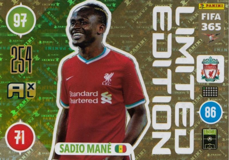 Adrenalyn XL FIFA 365 2021 - Sadio Mané (Liverpool) - Limited Edition