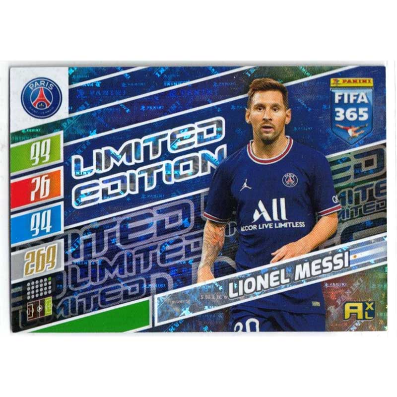 Adrenalyn Fifa 365 2022 - Lionel Messi (Paris Saint Germain PSG) - Limited Edition