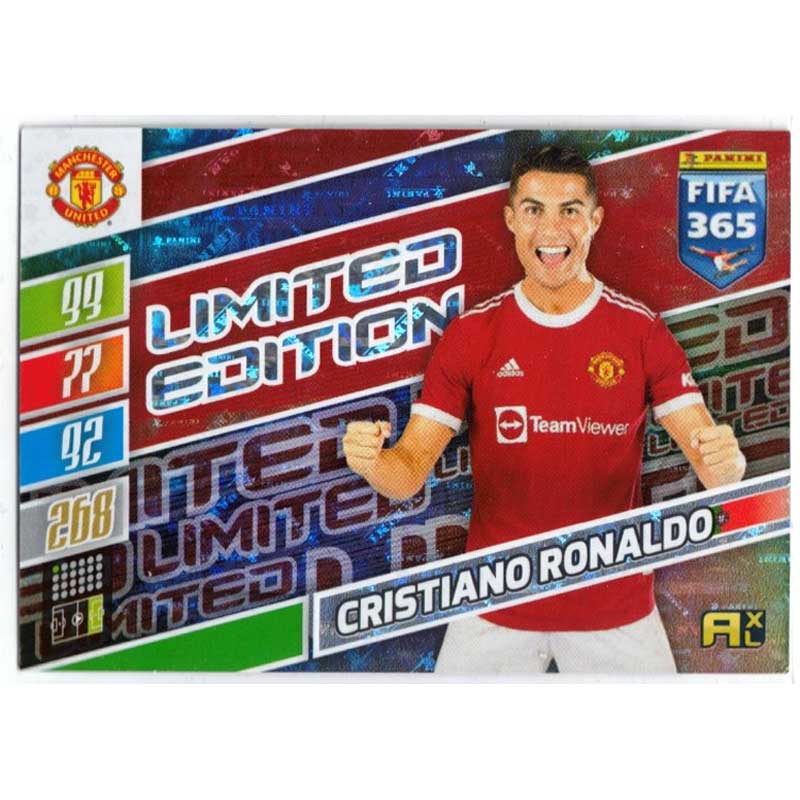 Adrenalyn Fifa 365 2022 - Cristiano Ronaldo (Manchester United) - Limited Edition