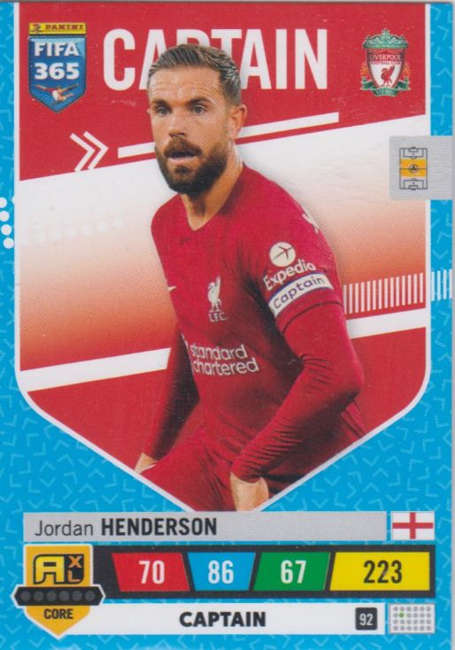 FIFA23 - 092 - Jordan Henderson (Liverpool) - Captain