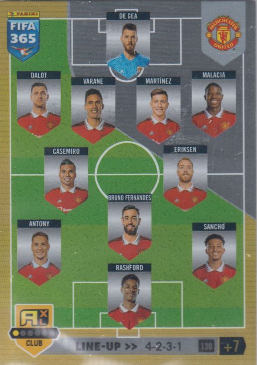 FIFA23 - 130 - Line-Up (Manchester United)