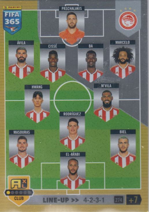FIFA23 - 274 - Line-Up (Olympiacos FC)