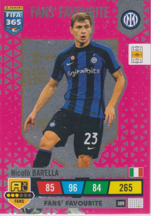 FIFA23 - 309 - Nicolo Barella (FC Internazionale Milano) - Fans' Favourite