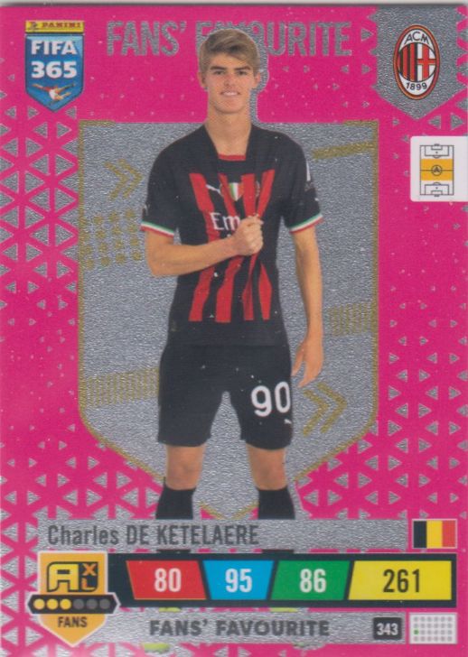 FIFA23 - 343 - Charles De Ketelaere (AC Milan) - Fans' Favourite