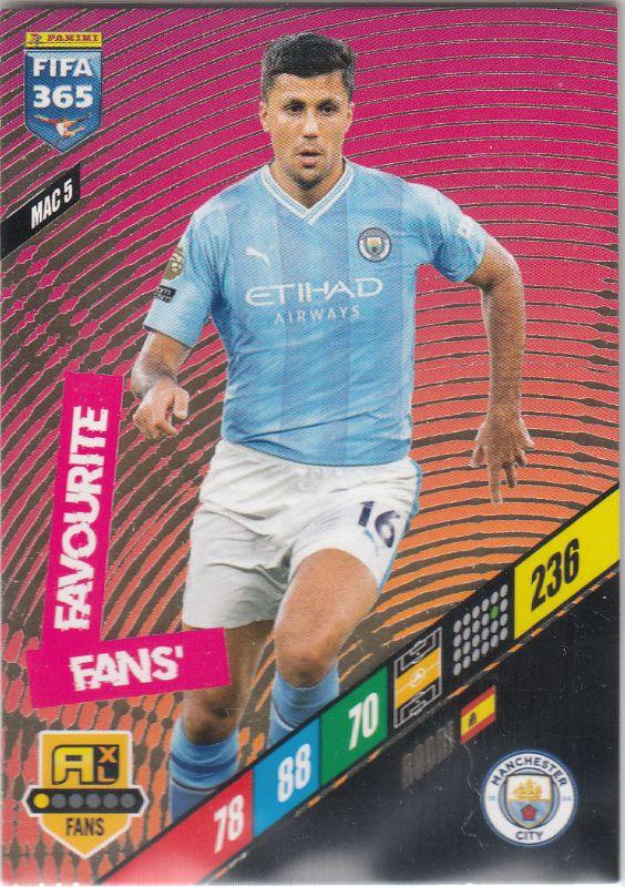 FIFA24 - 086 - Rodri (Manchester City) - Fans' Favourite [MAC 5]