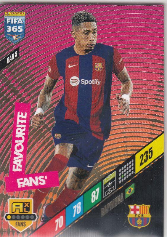 FIFA24 - 158 - Raphinha (FC Barcelona) - Fans' Favourite [BAR 5]