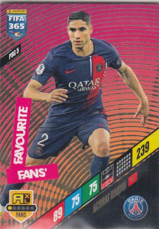 FIFA24 - 212 - Achraf Hakimi (Paris Saint-Germain) - Fans' Favourite [PSG 5]