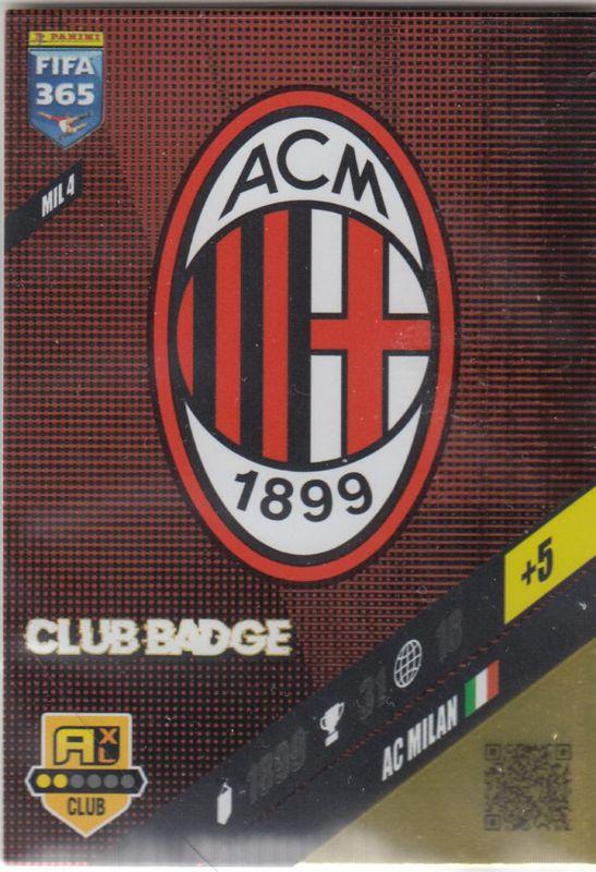 FIFA24 - 301 - Club Badge (AC Milan) [MIL 4]