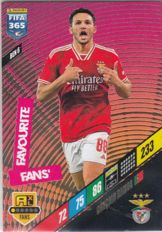 FIFA24 - 357 - Gonçalo Ramos (SL Benfica) - Fans' Favourite [BEN 6]