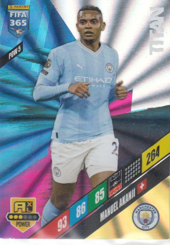 FIFA24 - 374 - Manuel Akanji (Manchester City) - Titan [POW 5]