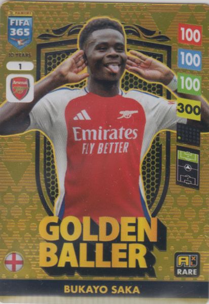 FIFA25 - 001 - Bukayo Saka (Arsenal) - Golden Baller