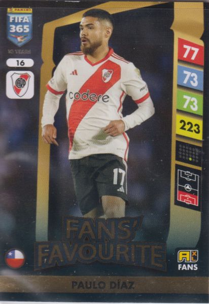 FIFA25 - 016 - Paulo Díaz (C.A. River Plate) - Fans' Favourite