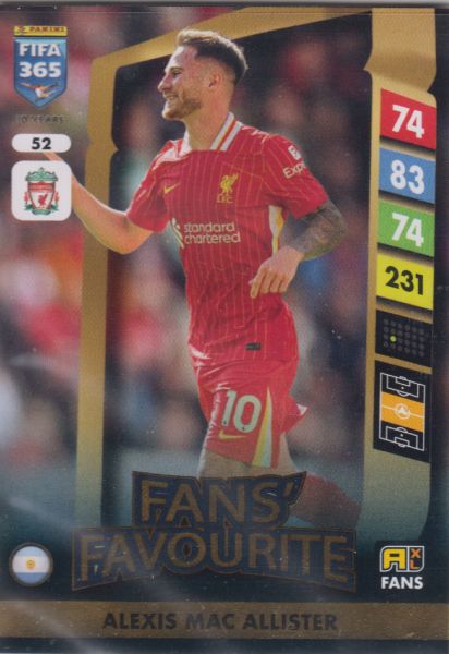 FIFA25 - 052 - Alexis Mac Allister (Liverpool) - Fans' Favourite