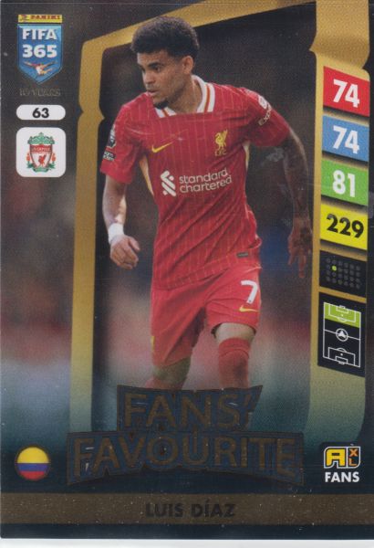 FIFA25 - 063 - Luis Díaz (Liverpool) - Fans' Favourite