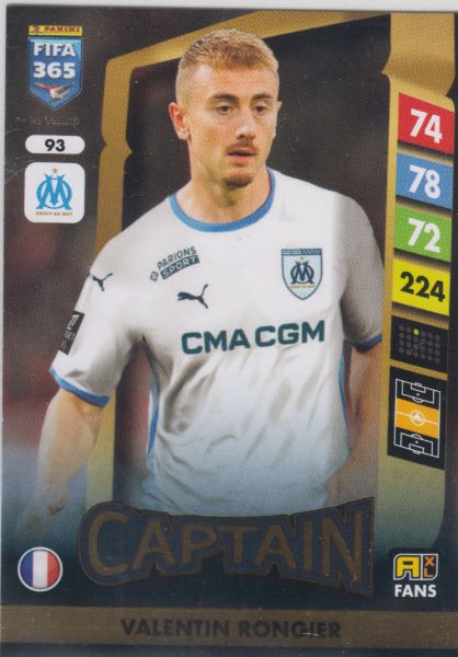 FIFA25 - 093 - Valentin Rongier (Olympique de Marseille) - Captain