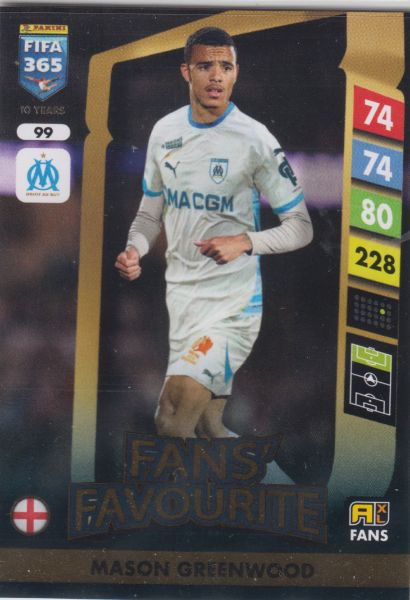 FIFA25 - 099 - Mason Greenwood (Olympique de Marseille) - Fans' Favourite