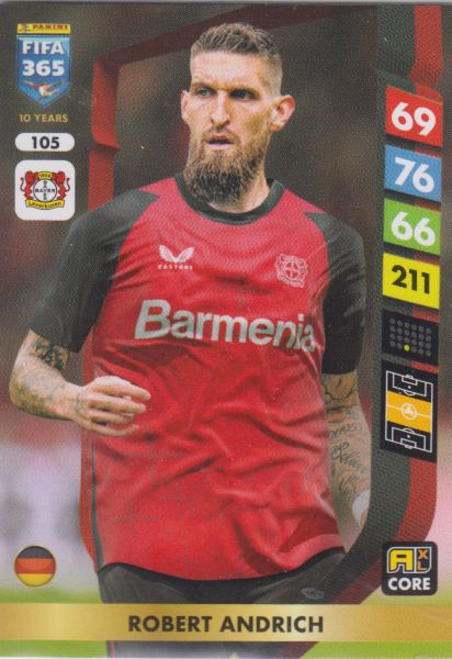 FIFA25 - 105 - Robert Andrich (Bayer 04 Leverkusen)