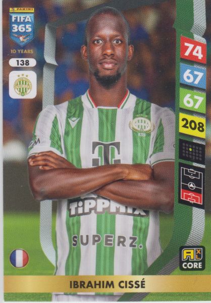 FIFA25 - 138 - Ibrahim Cissé (Ferencvárosi TC)